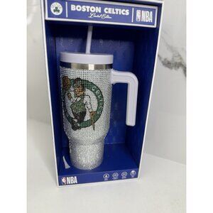 NIB Boston Celtics 40oz Bling Voyager Tumbler By Hydrapeak